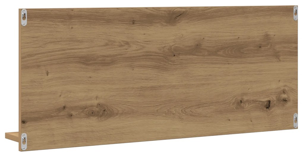 vidaXL Καθρέφτης μπάνιου  Artisian Oak 90x10,5x37 εκ. Φτιαγμένος από επεξεργασμένο ξύλο