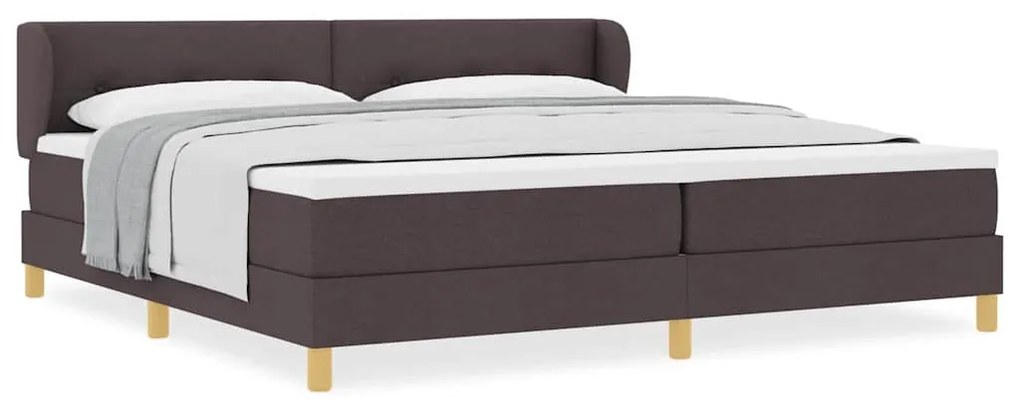 vidaXL Κρεβάτι με Ελατήρια και Στρώμα Κρεμ 90x200 εκ Υφασμα με στρώμα