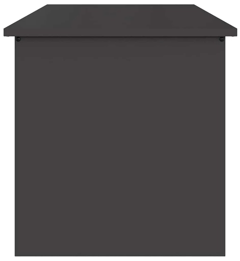 vidaXL Κουτί αποθήκευσης εξωτερικών χώρων Μαύρο 80 x 50,5 x 50 εκ.