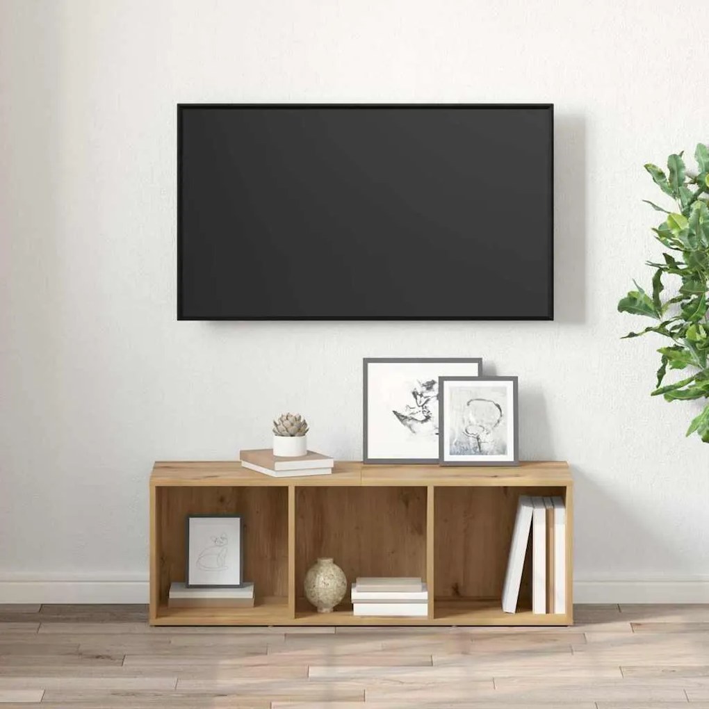 vidaXL Ντουλάπι TV artisan δρυς Επεξεργασμένο ξύλο