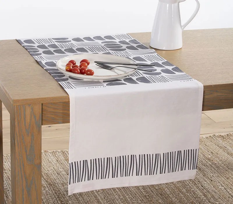 Τραβέρσα Xavier Natural/Black 45x140 Nef-Nef Homeware