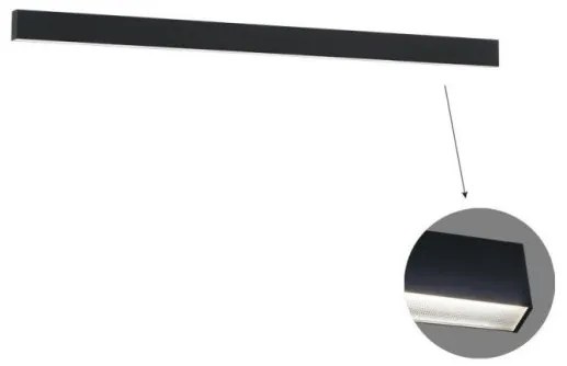 Γραμμικό Τοίχου L1700 3000K Μαύρο Microprismatic Ciba 3916-02170-3-B-M-N Viokef-3916-02170-3-B-M-N-Μαύρο 3916-02170-3-B-M-N
