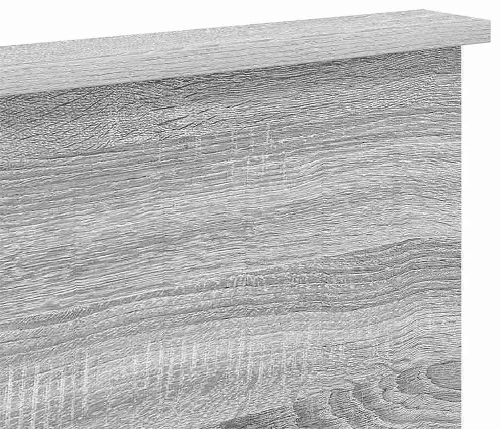 vidaXL Κεφαλάρι με κεφαλάρι Γκρίζο Σονομα 180 cm Επεξεργασμένο ξύλο