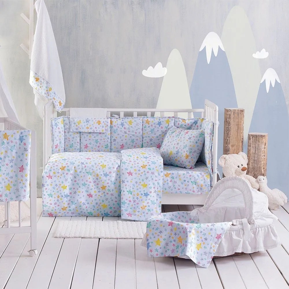 Πάντα Βρεφική Glow Blue Ρυθμός 43x200cm 100% Cotton