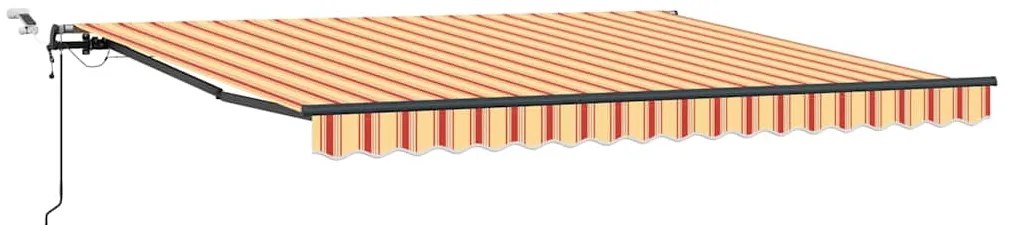 vidaXL Ύφασμα Ομπρέλας Κίτρινο και Πορτοκαλί 400 x 300 εκ Πολυεστέρας