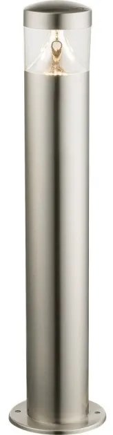 Επιδαπέδιο Φωτιστικό Κολώνα LED 6W Ασημί IP44 Fosca 34207 Globo Lighting-34207-Ασημί 34207
