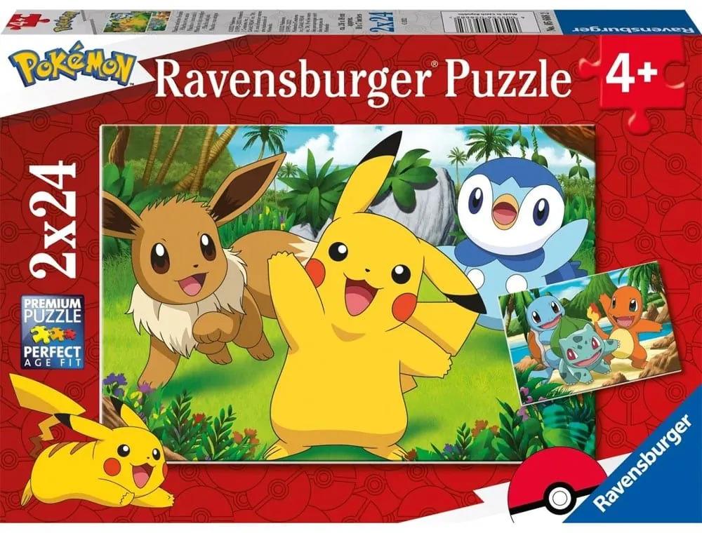 Παζλ Pokemon Pikachu &amp; Pals 05668 2x24pcs 4 Ετών+ Multicolor Ravensburger