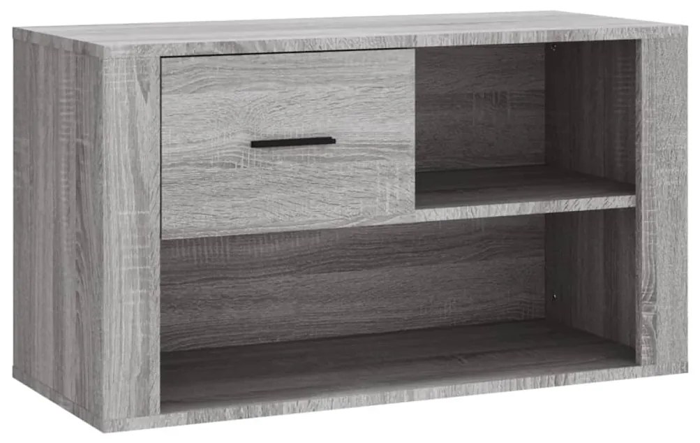 vidaXL Παπουτσοθήκη Γκρι Sonoma 80x35x45 εκ. από Επεξεργασμένο Ξύλο
