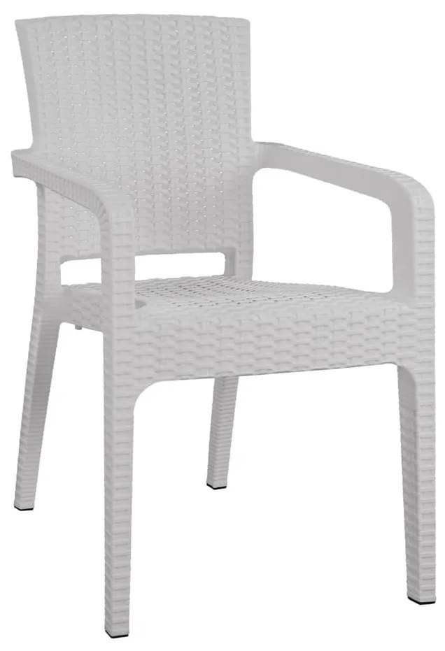 Καρέκλα Κήπου ArteLibre Λευκό Rattan 58x55x87cm