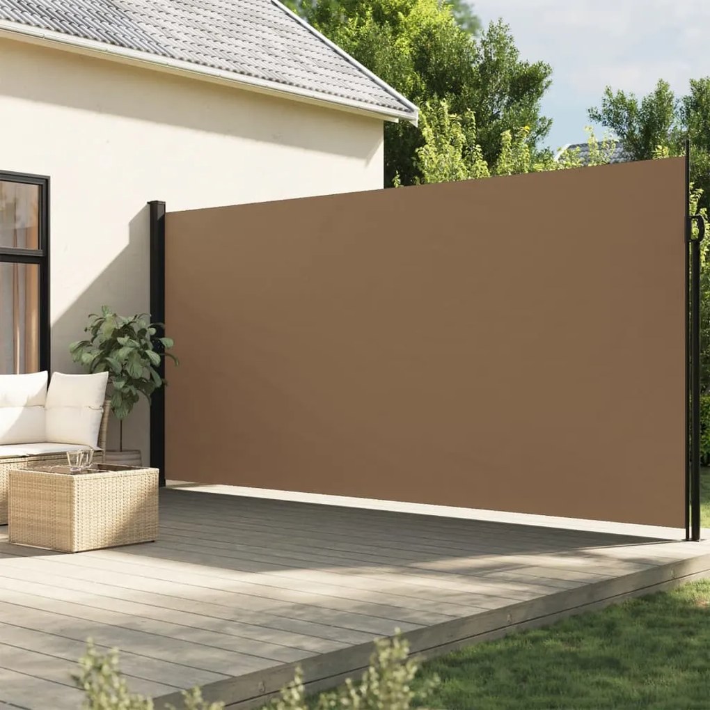 Σκίαστρο Πλαϊνό Συρόμενο Taupe 220 x 500 εκ.