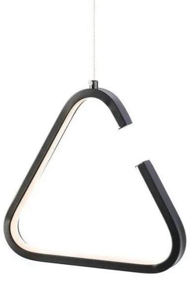Κρεμαστό Φωτιστικό Οροφής LED 7W 3000K 725LM 23X11XH128CM EUCLID2 ACA-V29LEDP23BK-Μαύρο V29LEDP23BK
