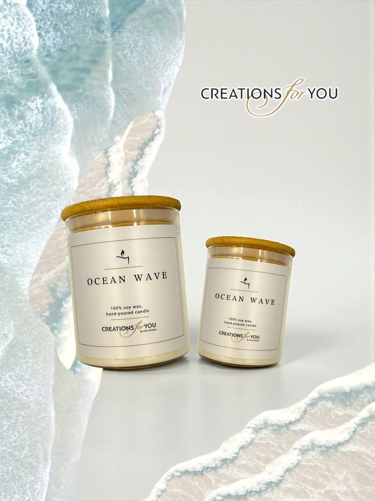 Κερί Αρωματικό Ocean Wave - 450 γρ. +-