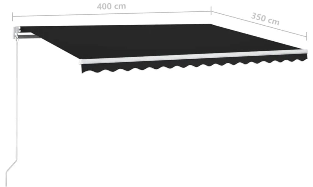 ΤΕΝΤΑ ΣΥΡΟΜΕΝΗ ΧΕΙΡΟΚΙΝΗΤΗ ΜΕ LED ΑΝΘΡΑΚΙ 400 X 350 ΕΚ. 3068984