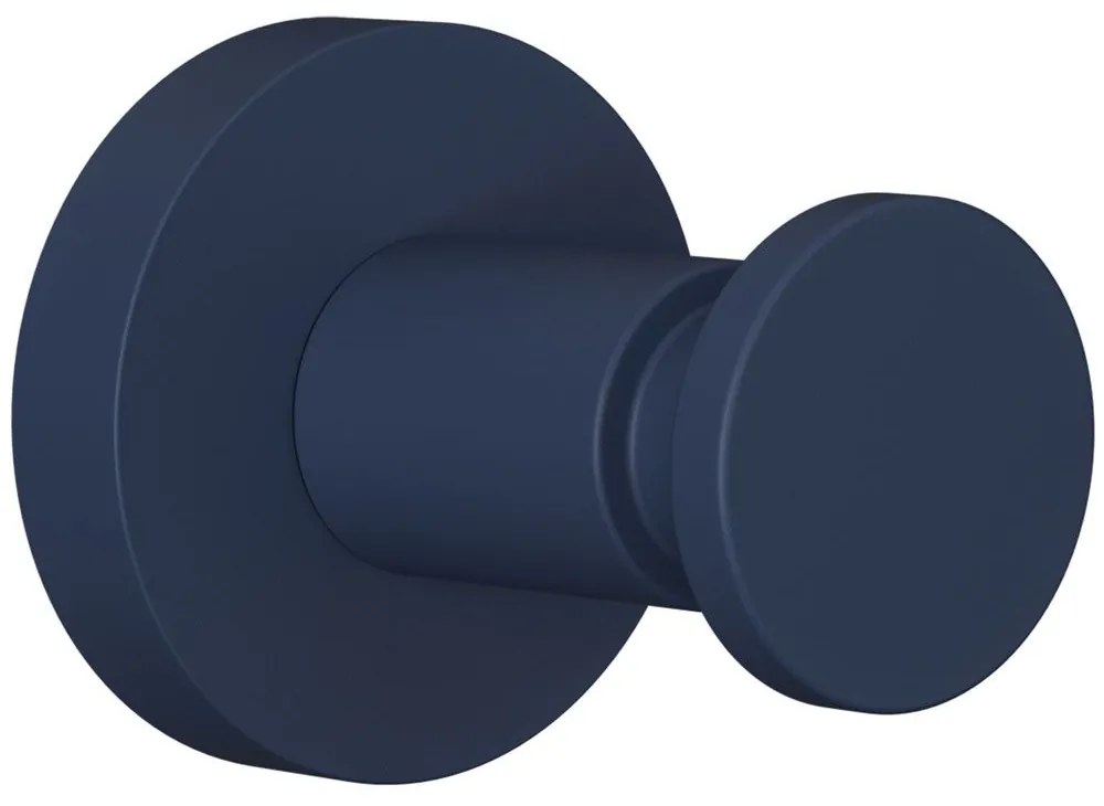 Άγκιστρο Μπάνιου Μονό 12-203 5x5x5cm Matt Navy Blue Pam&amp;Co Brass