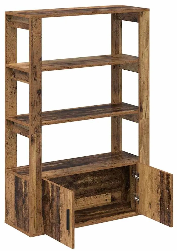 vidaXL Πλαϊνό γραφείο Παλαιό ξύλο 30 x 80 x 119.5 εκ