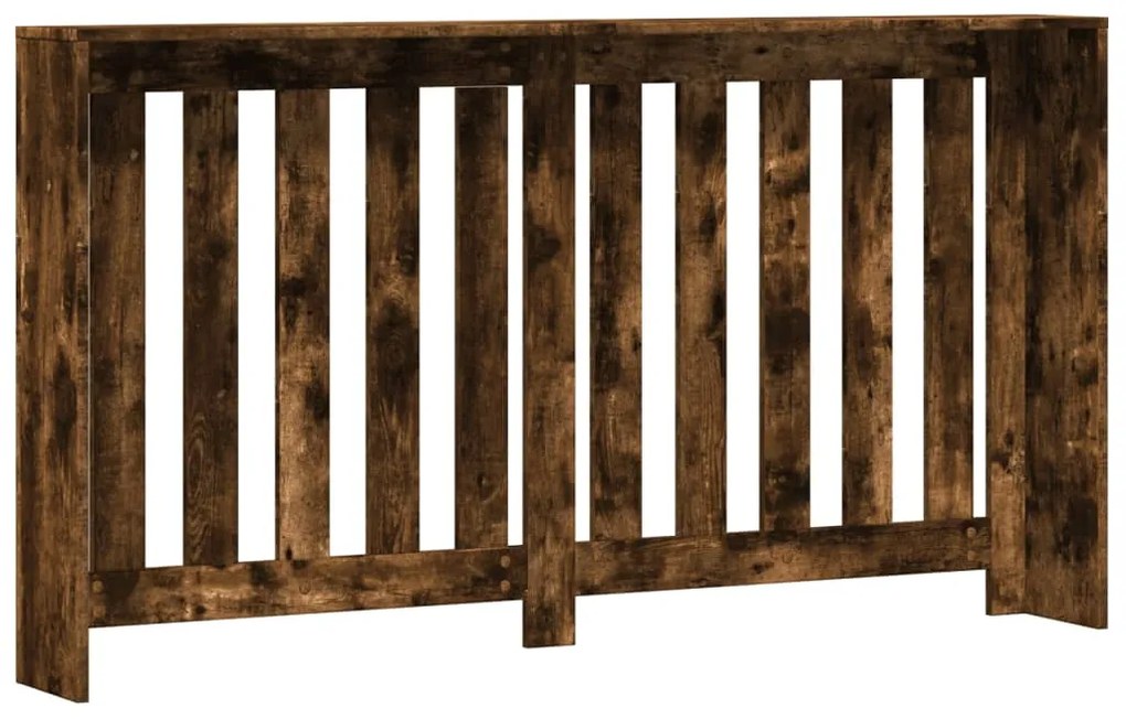 vidaXL Κάλυμμα Καλοριφέρ Καπνιστή Δρυς 149x20x82εκ. Επεξεργασμένο Ξύλο