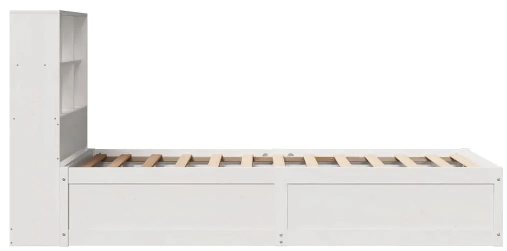 vidaXL Σκελετός Κρεβ. Χωρίς Στρώμα Λευκό 90x190 εκ Μασίφ Πεύκο