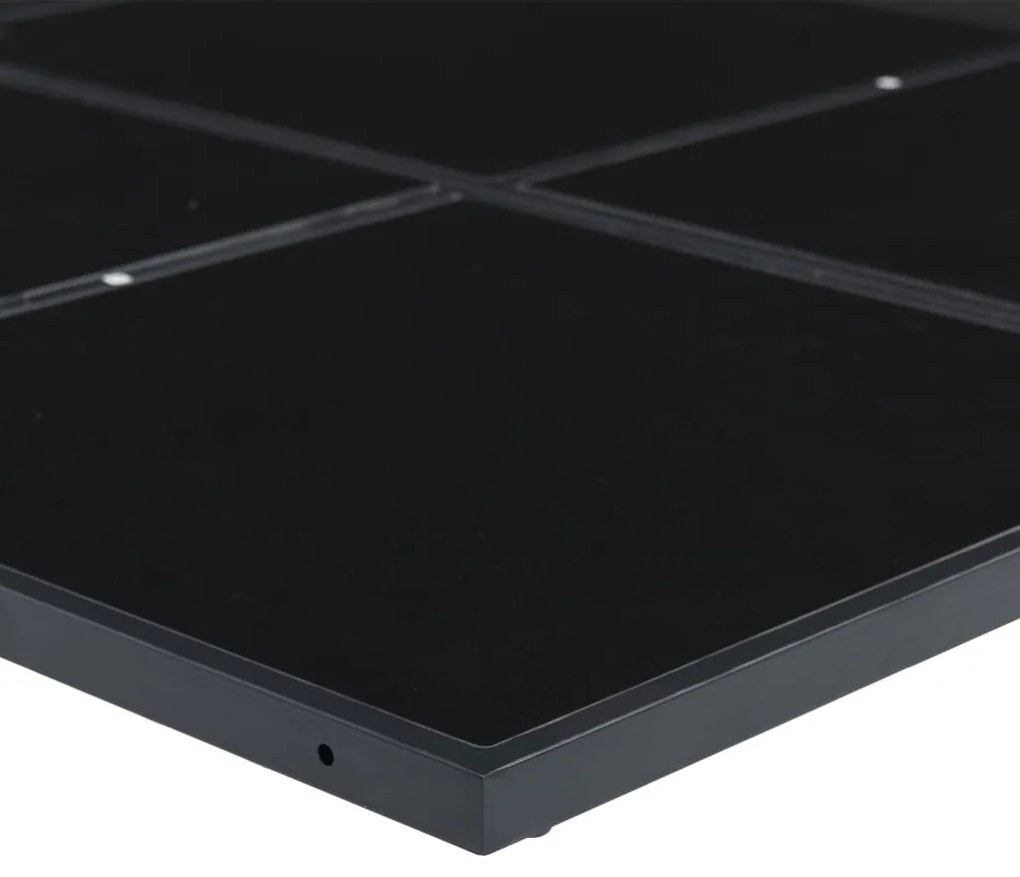 vidaXL Σετ Τραπεζαρίας Κήπου 9 Τεμαχίων Μαύρο από Textilene