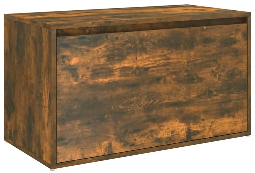 816047 vidaXL Πάγκος Χολ Καπνιστή Δρυς 80x40x45 εκ. από Επεξεργ. Ξύλο