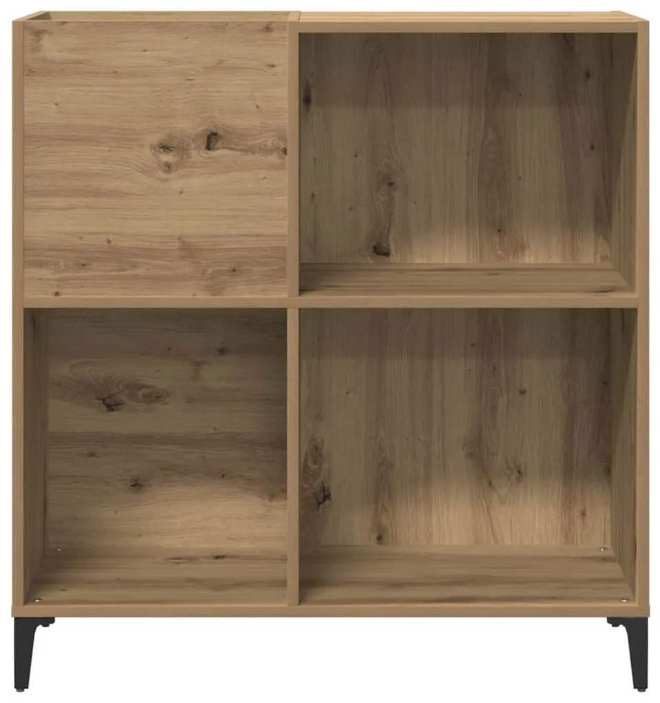 vidaXL Δισκοθήκη τεχνίτης Δρυς 84,5 x 38 x 89εκ από Επεξεργασμένο Ξύλο