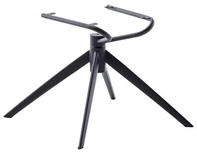 Bali Καρεκλα Relax Μαύρη + Υποπόδιο 83x86x102 cm