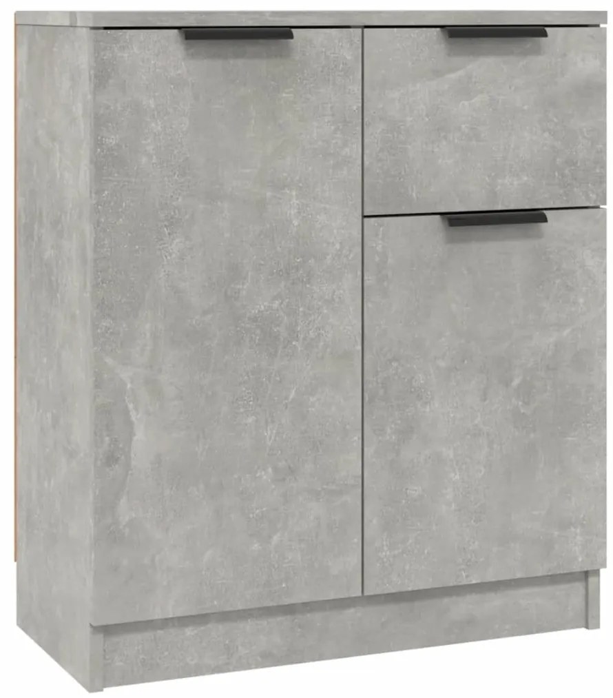 vidaXL Ντουλάπι Γκρι Σκυροδέματος 60x30x70 εκ. από Επεξεργασμένο Ξύλο