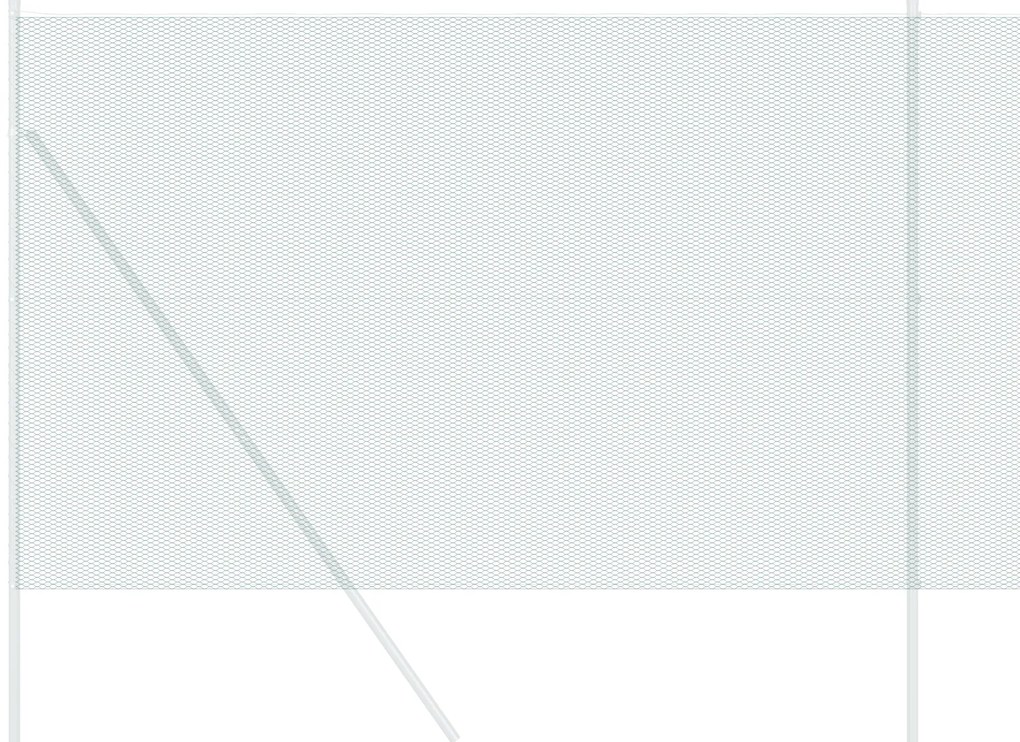 vidaXL Εξαγωνικός Φράκτης Πράσινος 1.6x10 μ Ατσάλι