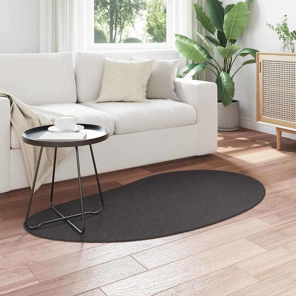 vidaXL Χαλί Ανθρακί 80 x 150 cm Πολυεστέρας