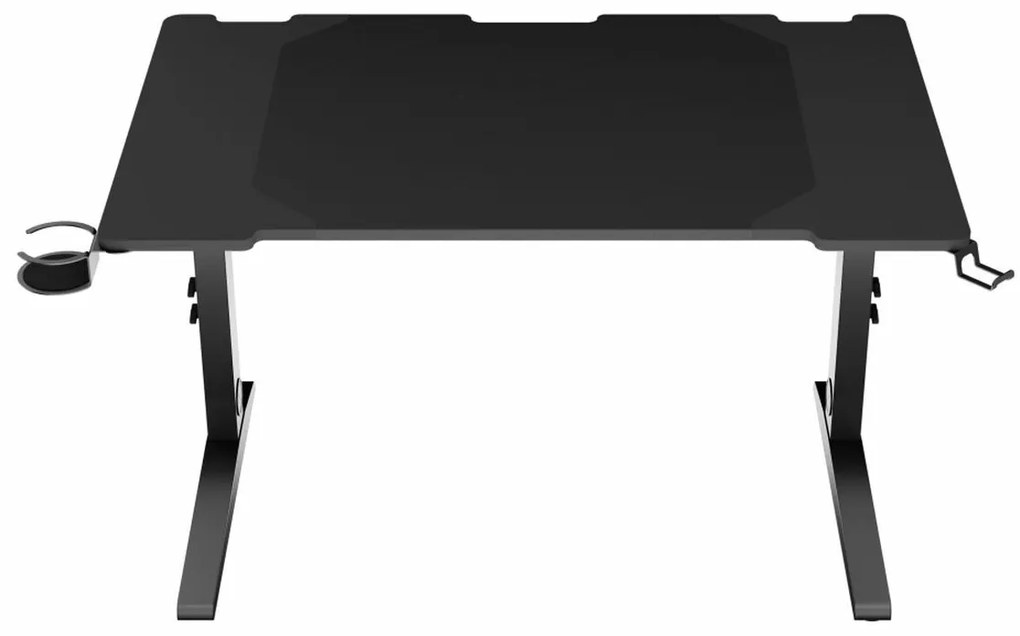 Γραφείο Genesis HOLM MODULAR 120 RGB 120 x 75 cm Μαύρο