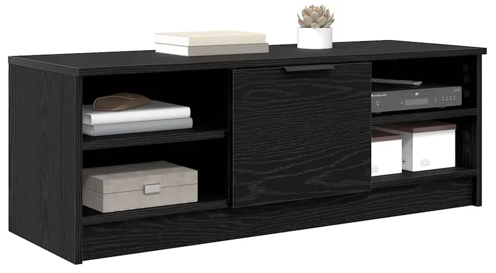 vidaXL Ντουλάπι TV Μαύρη Οξυά 102 x 35 x 36,5 εκ Επεξεργασμένο ξύλο