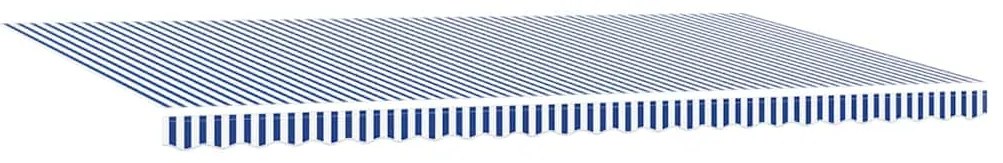 vidaXL Σκηνίτσα Αναδιπλούμενη with Μπλε και λευκό 6 x 3 m