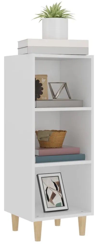 vidaXL Ντουλάπι Λευκό 34,5x32,5x90 εκ. από Επεξεργασμένο Ξύλο