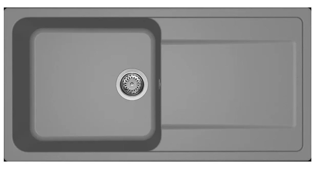 Νεροχύτης κουζίνας LIFE 480 Titanium 73 ELLECI 100x50cm