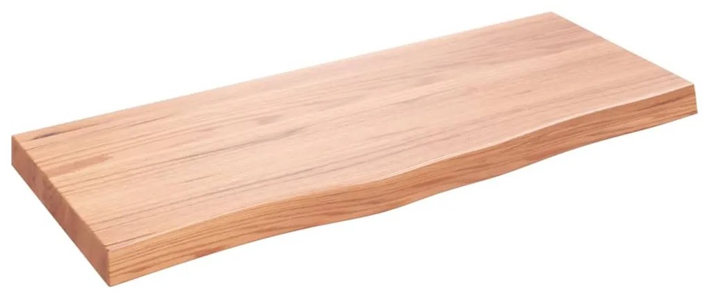 vidaXL Πάγκος Μπάνιου Αν. Καφέ 100x40x(2-6) εκ. Επεξεργ. Μασίφ Ξύλο