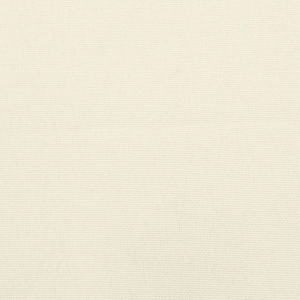 vidaXL Μαξιλάρι Στρογγυλό Κρεμ Ø 100 x 11 εκ. από Ύφασμα Oxford