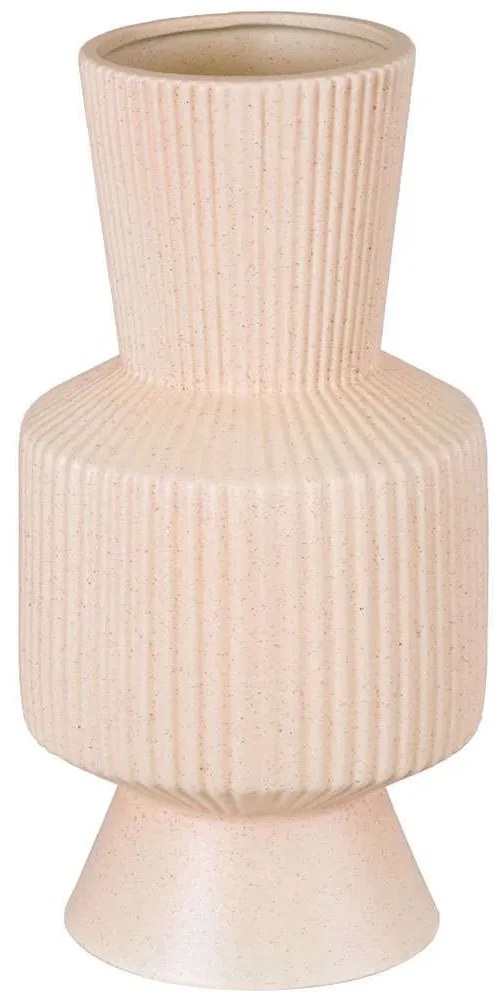 Κασπώ Capri 20470 Φ9,5x25cm Beige GloboStar Ceramic