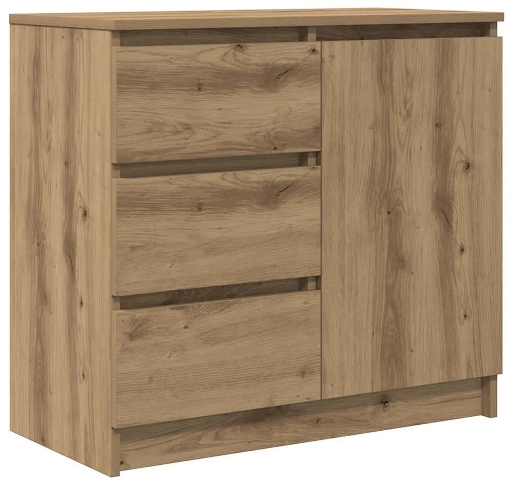 vidaXL Συρταριέρα με Συρτάρια Τεχνίτης Δρυς 71x35x65 εκ. Επεξ. Ξύλο