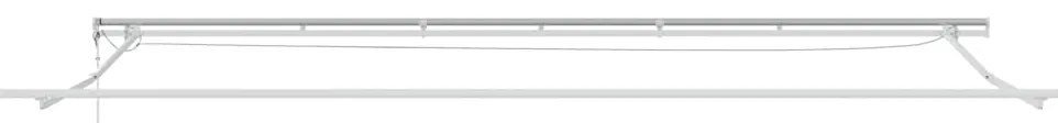 vidaXL Τέντα Πτυσσόμενη Αυτόματη με LED Μπορντό 600x300 εκ.