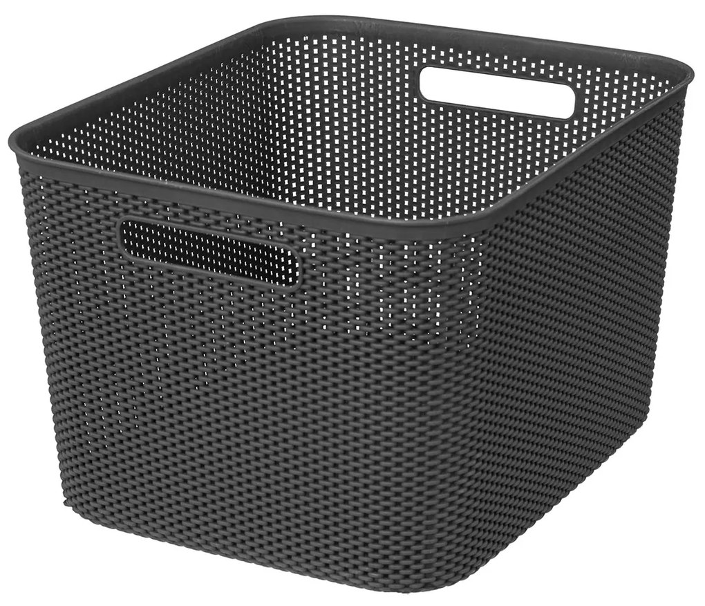 Καλάθι Αποθήκευσης (34x28x21.5) F-V Crocket Grey 202341