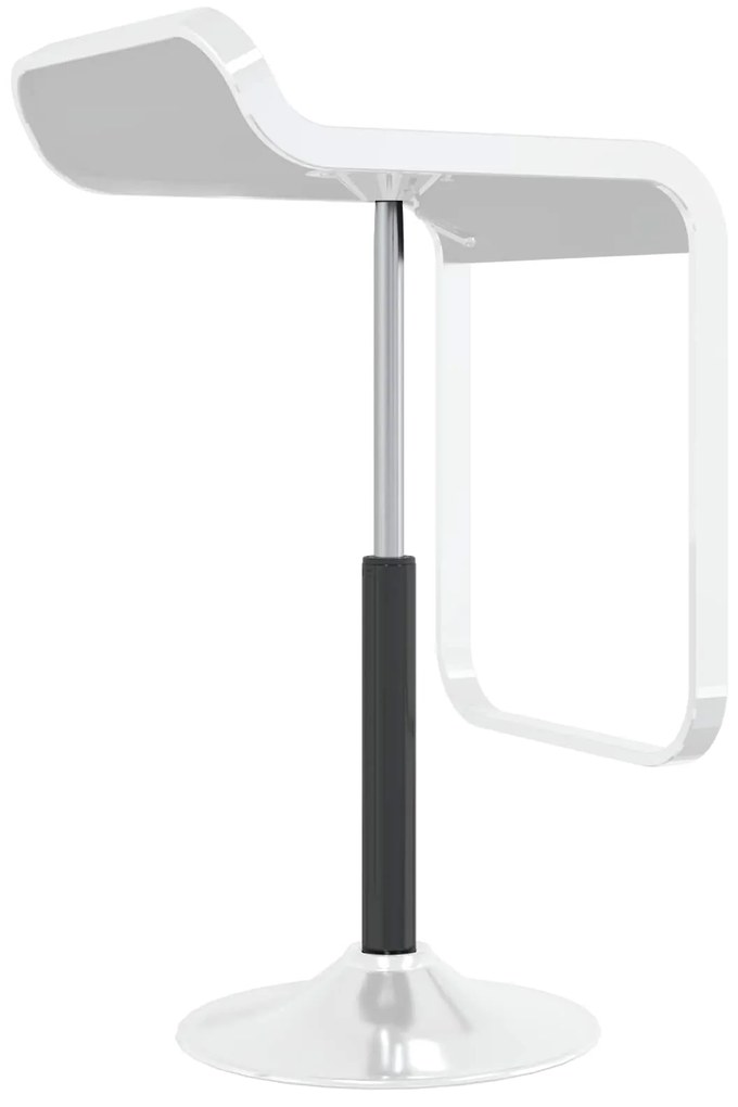 vidaXL Κύλινδρος Αερίου Καρέκλας Γραφείου Μαύρο 21,5 εκ Σίδερο