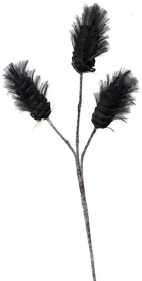 Διακοσμητικό Λουλούδι LOL748K6 Μαύρο Espiel Πλαστικό