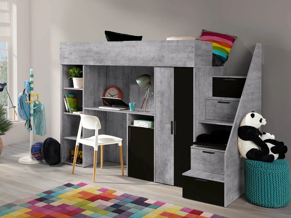 Πολυλειτουργικό κρεβάτι Konkret XIV-Gkri-Mauro