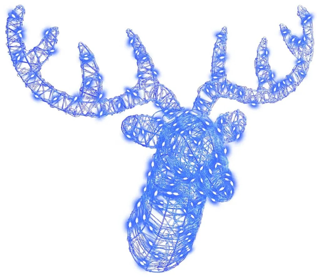 vidaXL Κεφάλι Ράντερ με 140 LED Μπλε 60 cm Ακρυλικό