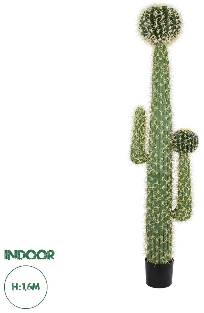 20135 GloboStar® Artificial Garden CARNEGIEA CACTUS 20135 Τεχνητό Διακοσμητικό Φυτό Κάκτος Σαγκουάρο Υ180cm