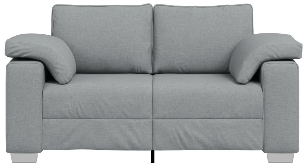 vidaXL καναπές loveseat γκρι 120 εκ. ύφασμα