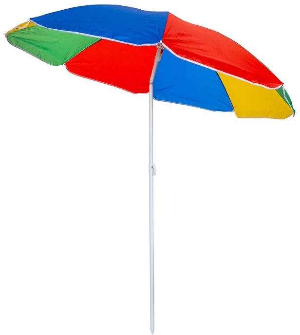 Ομπρέλα παραλίας Muhler U5037 651449, 180x180 cm, Χωρίς βάση, Βραχίονας σπασίματος, 8 πλευρές, Ποικιλία