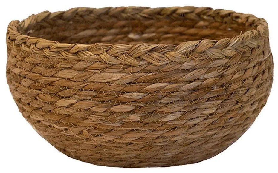 Καλάθι-Κασπώ Ψάθινο 00.06.61142 Φ27,5x14,5cm Natural Mat