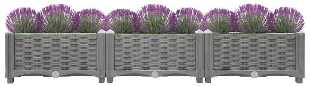 vidaXL Ζαρντινιέρα 120 x 40 x 23 εκ. από Πολυπροπυλένιο