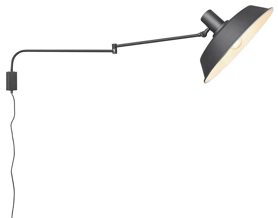 Απλίκα Trio Lighting Bolder 200300132 Μαύρο Ματ