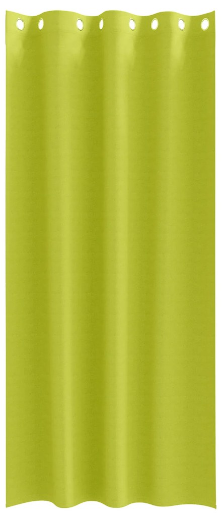 vidaXL Κουρτίνες με κουρτίνες 2 pcs Λαχανί 225 x 140 εκ. Πολυεστέρας